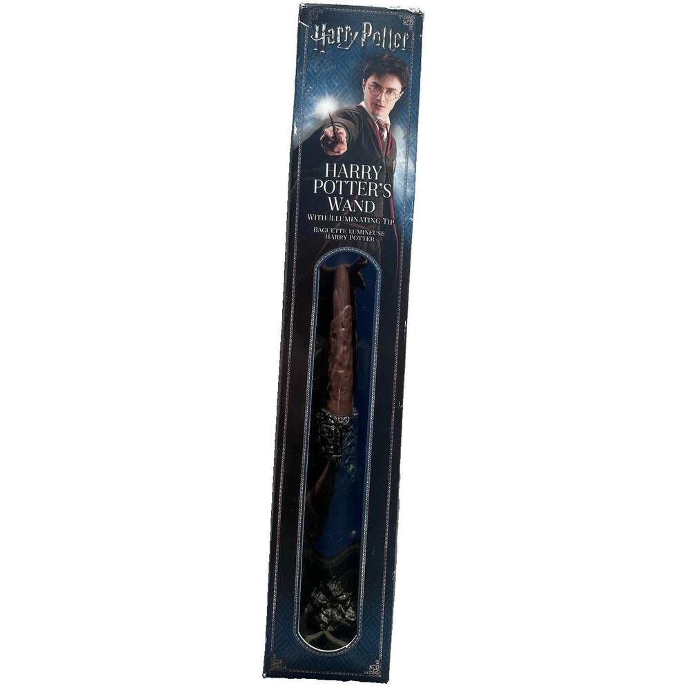 Harry Potter Illuminating Wand Light Up Replica Noble Collection w/ Box